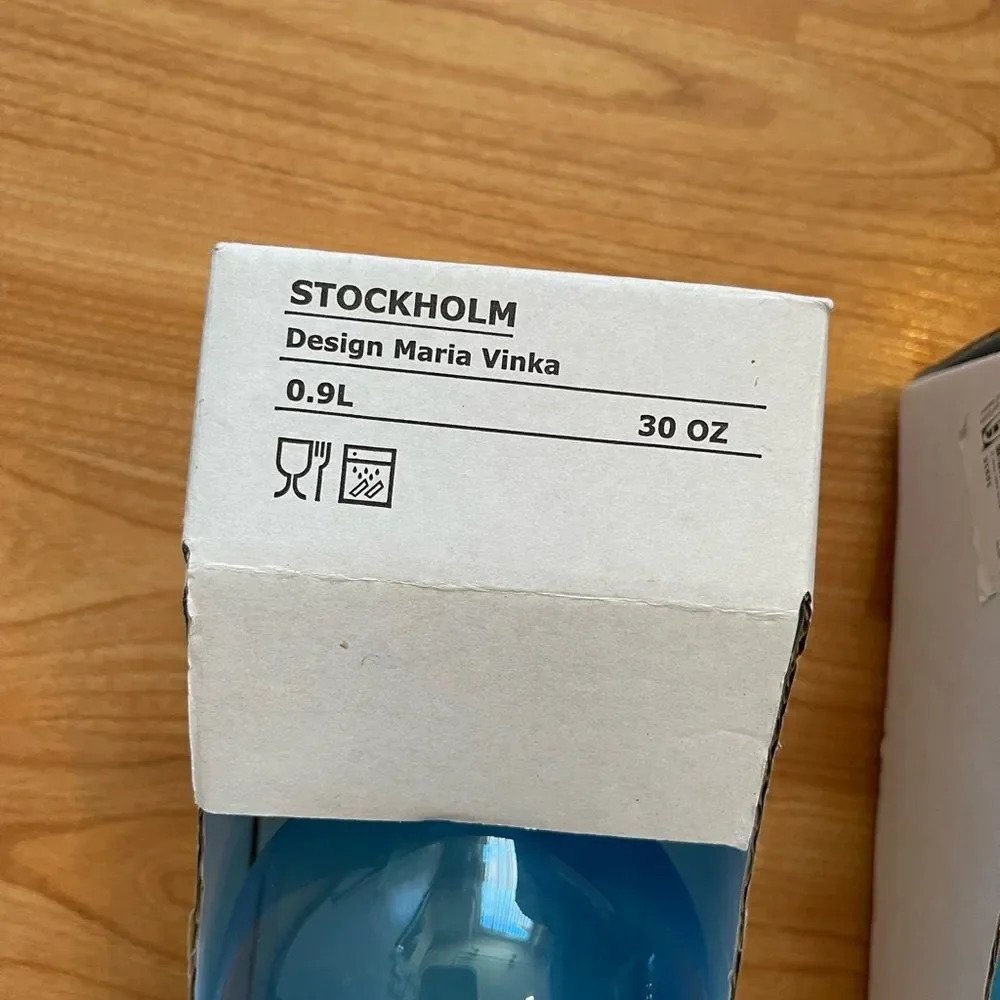 New IKEA Blue Stockholm Vase - Picture 5 of 7